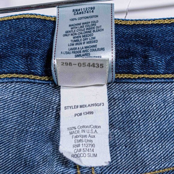 True Religion Limited Edition Selvedge Jeans Made in USA 33 x 32 - Picture 14 of 14